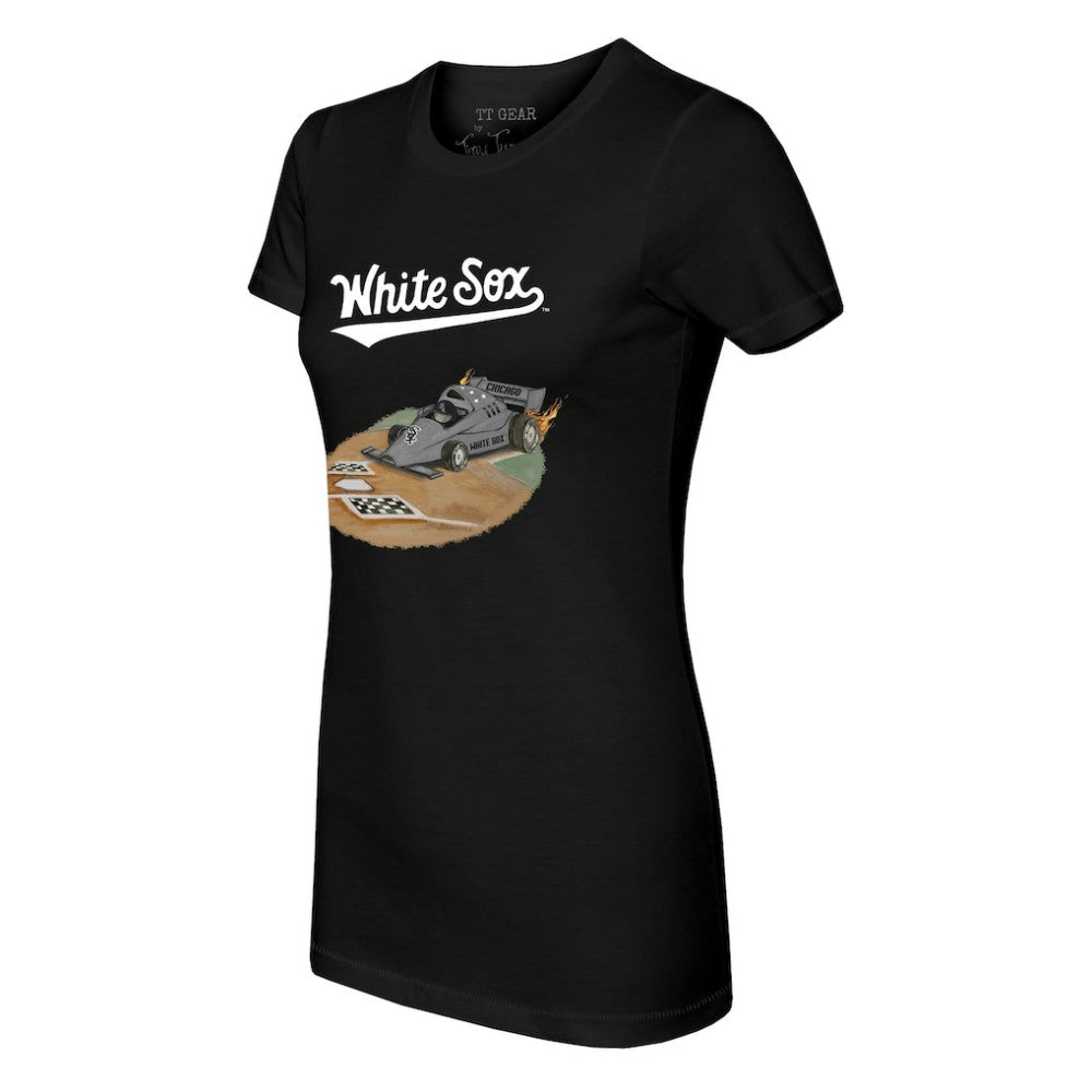 Chicago White Sox Tiny Turnip Women's Race Car T-Shirt - MLB T-shirts