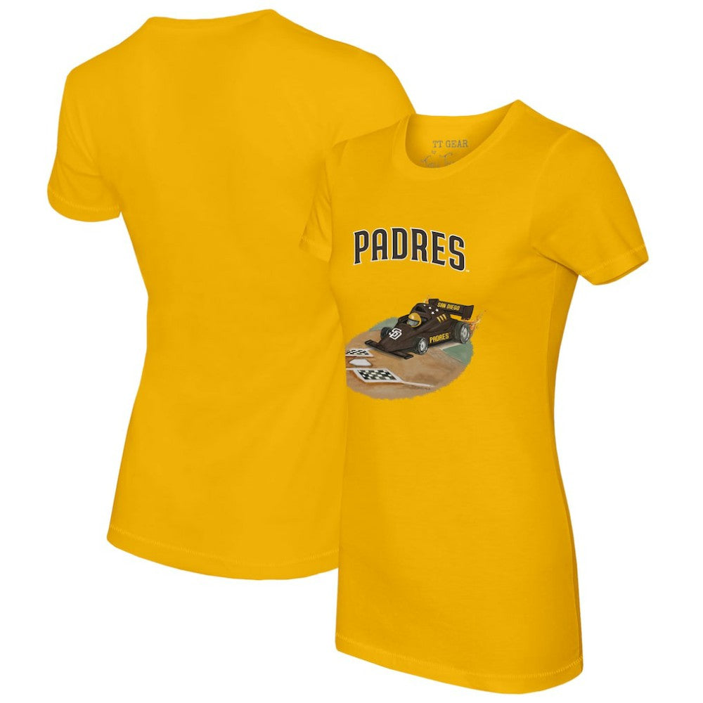 San Diego Padres Tiny Turnip Women's Race Car T-Shirt - MLB T-shirts