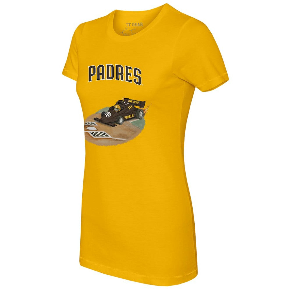 San Diego Padres Tiny Turnip Women's Race Car T-Shirt - MLB T-shirts