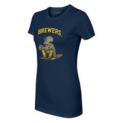 Milwaukee Brewers Tiny Turnip Women's Triceratops T-Shirt - MLB T-shirts