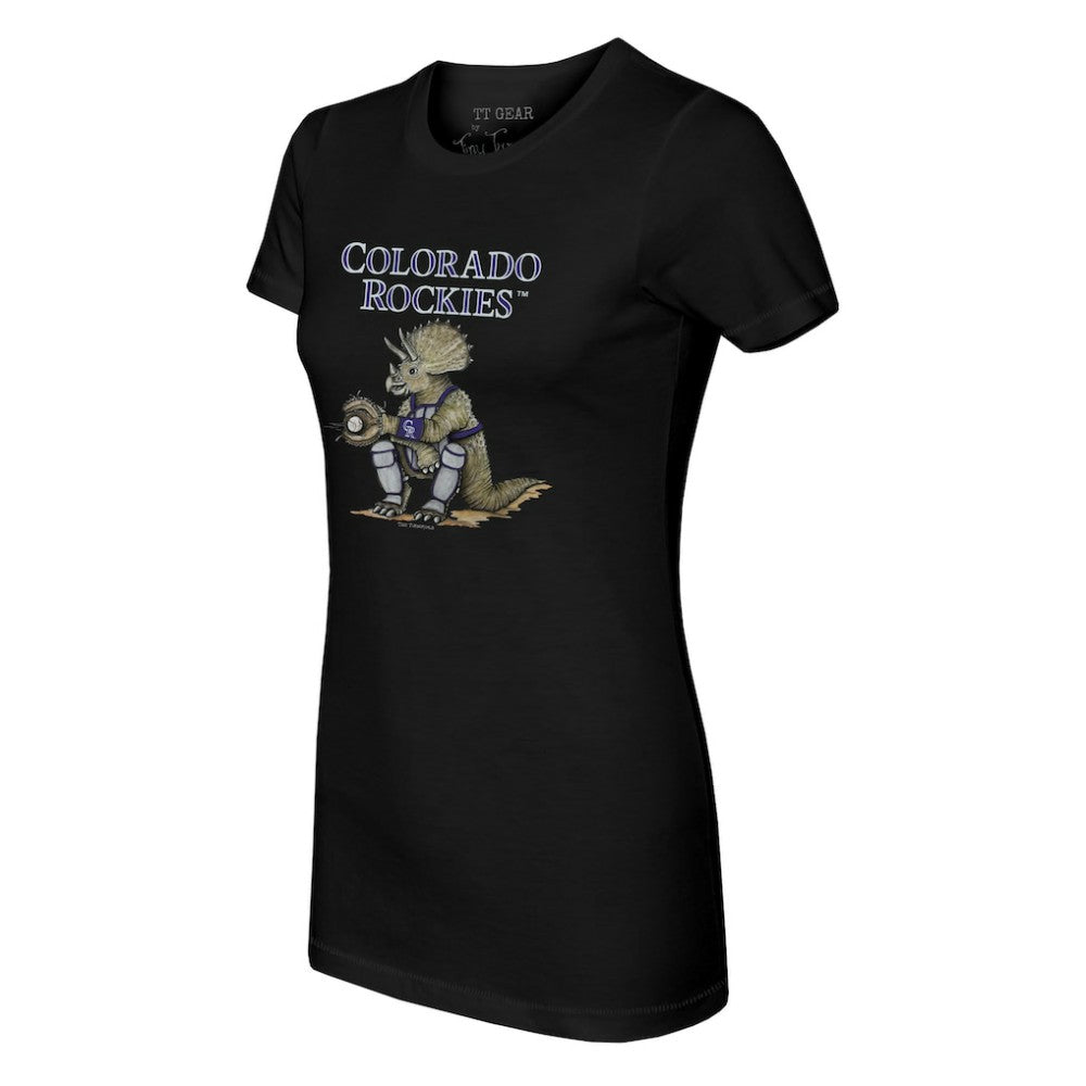 Colorado Rockies Tiny Turnip Women's Triceratops T-Shirt - MLB T-shirts