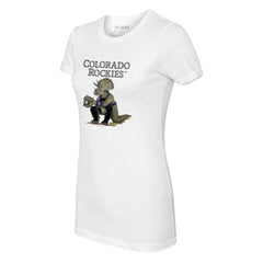Colorado Rockies Tiny Turnip Women's Triceratops T-Shirt - MLB T-shirts