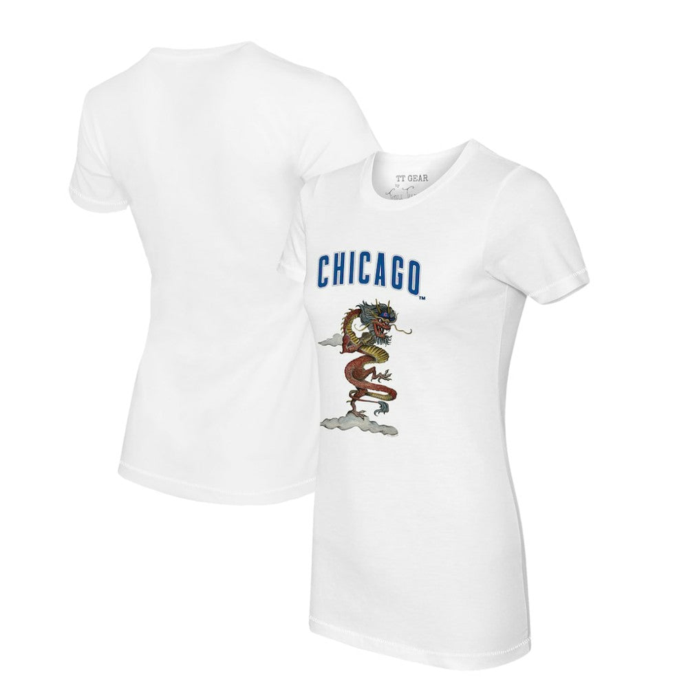 Chicago Cubs Tiny Turnip Women's 2024 Year of the Dragon T-Shirt - MLB T-shirts