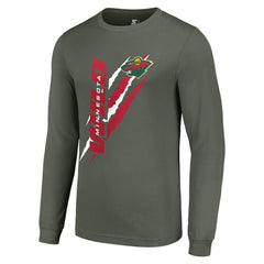 Minnesota Wild Starter Color Scratch Long-Sleeve T-Shirt -  NHL T-shirts