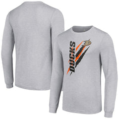 Anaheim Ducks Starter Color Scratch Long-Sleeve T-Shirt -  NHL T-shirts