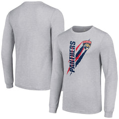 Florida Panthers Starter Color Scratch Long-Sleeve T-Shirt -  NHL T-shirts