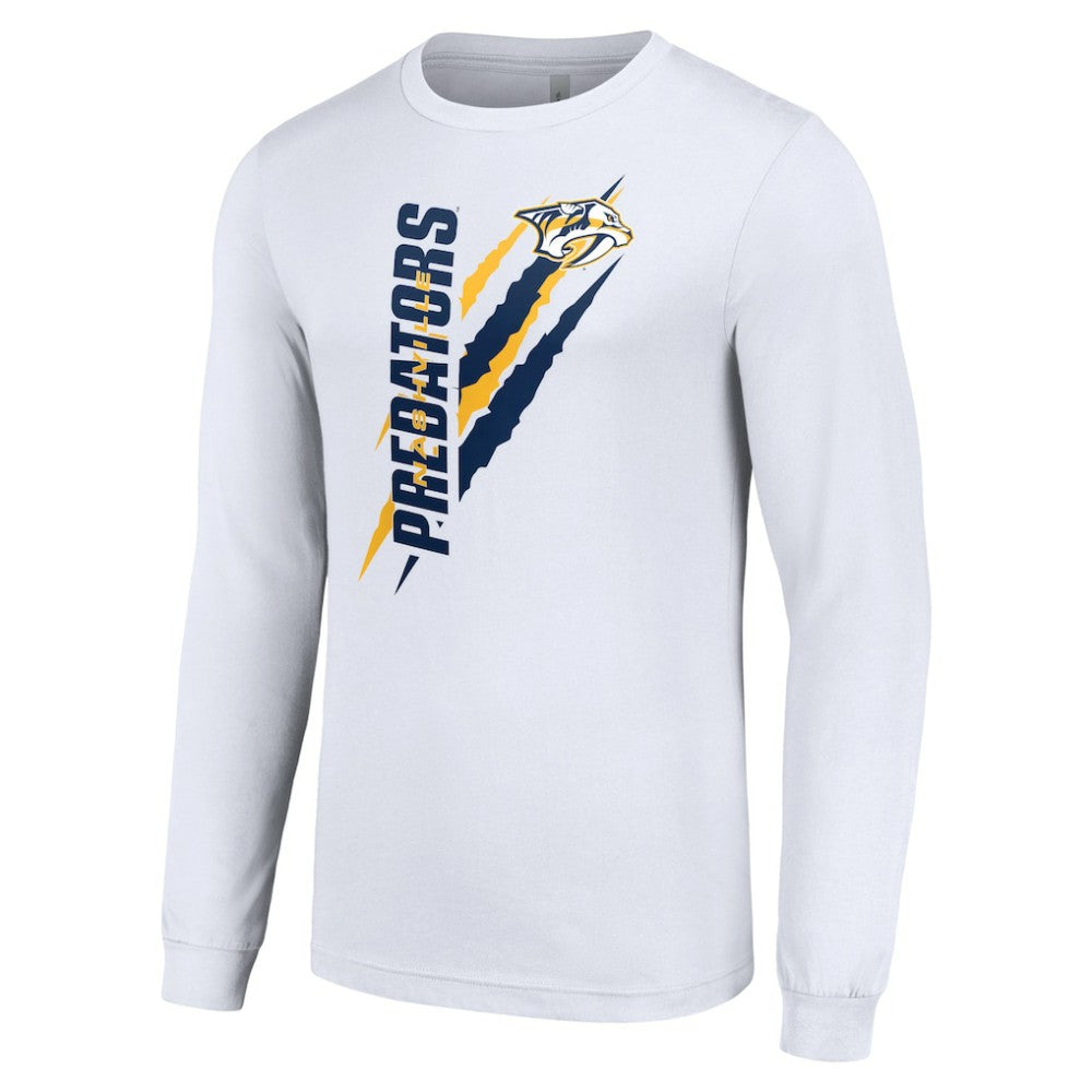 Nashville Predators Starter Color Scratch Long-Sleeve T-Shirt -  NHL T-shirts