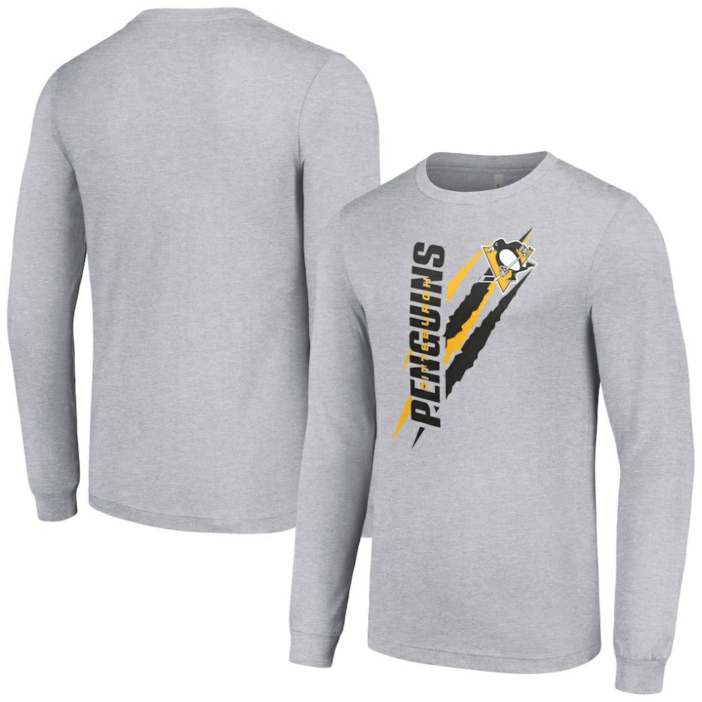 Pittsburgh Penguins Starter Color Scratch Long-Sleeve T-Shirt -  NHL T-shirts