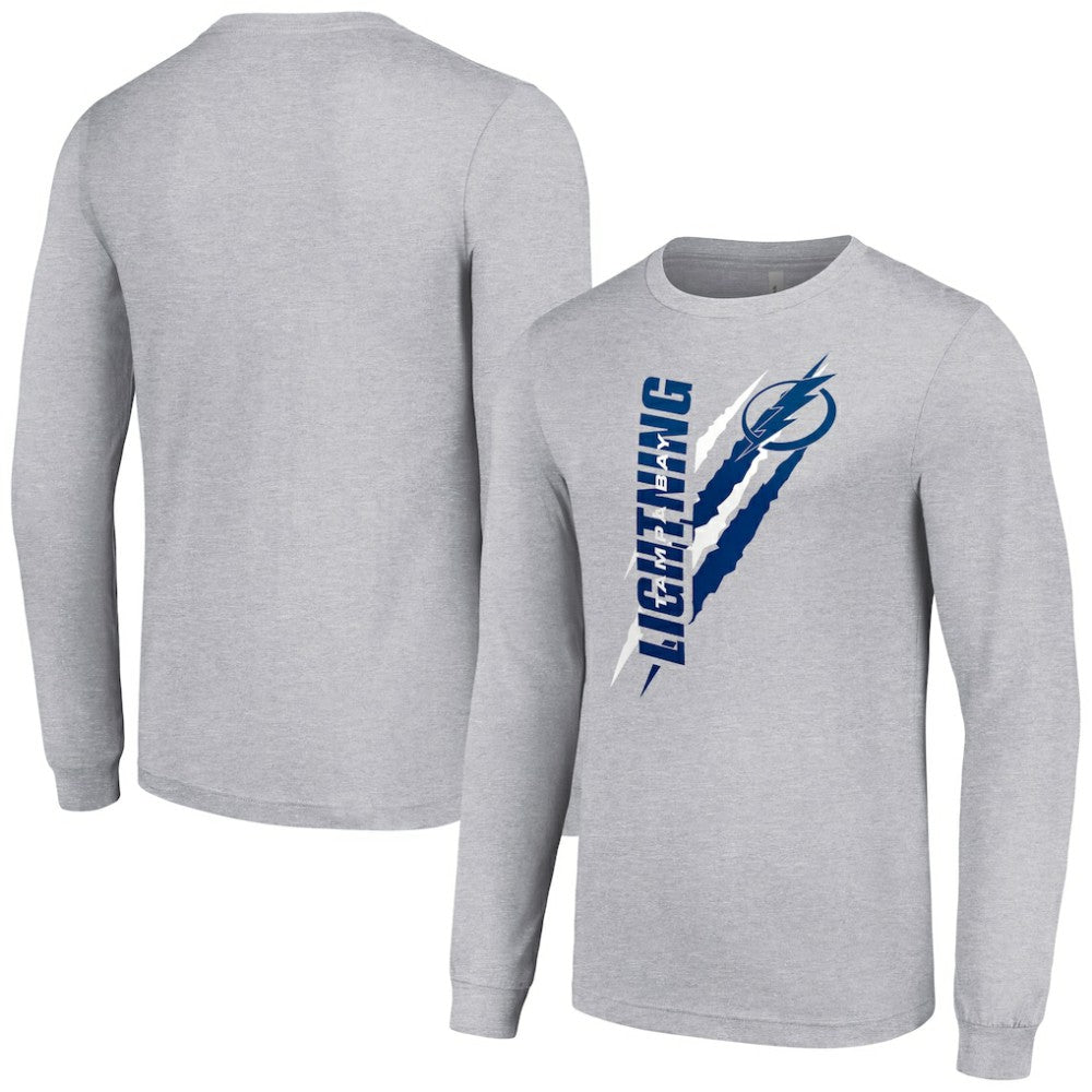 Tampa Bay Lightning Starter Color Scratch Long-Sleeve T-Shirt -  NHL T-shirts