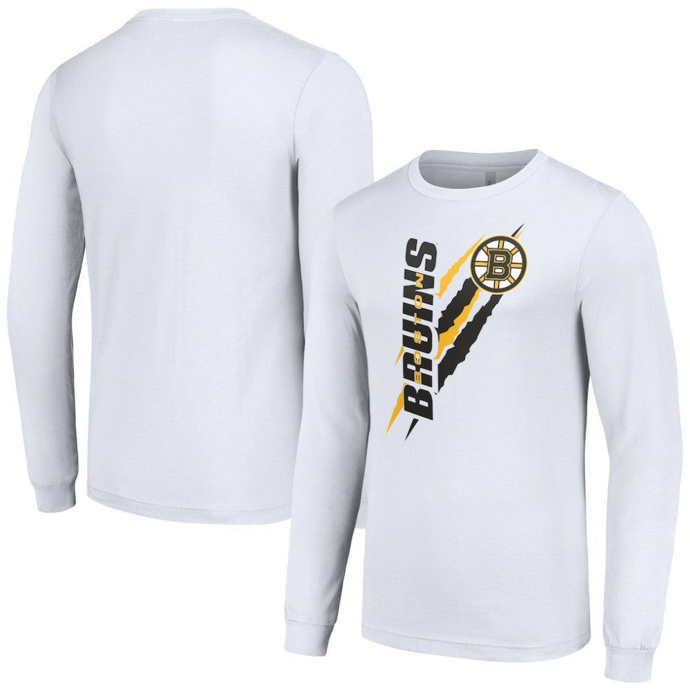 Boston Bruins Starter Color Scratch Long-Sleeve T-Shirt -  NHL T-shirts
