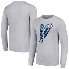 Winnipeg Jets Starter Color Scratch Long-Sleeve T-Shirt -  NHL T-shirts
