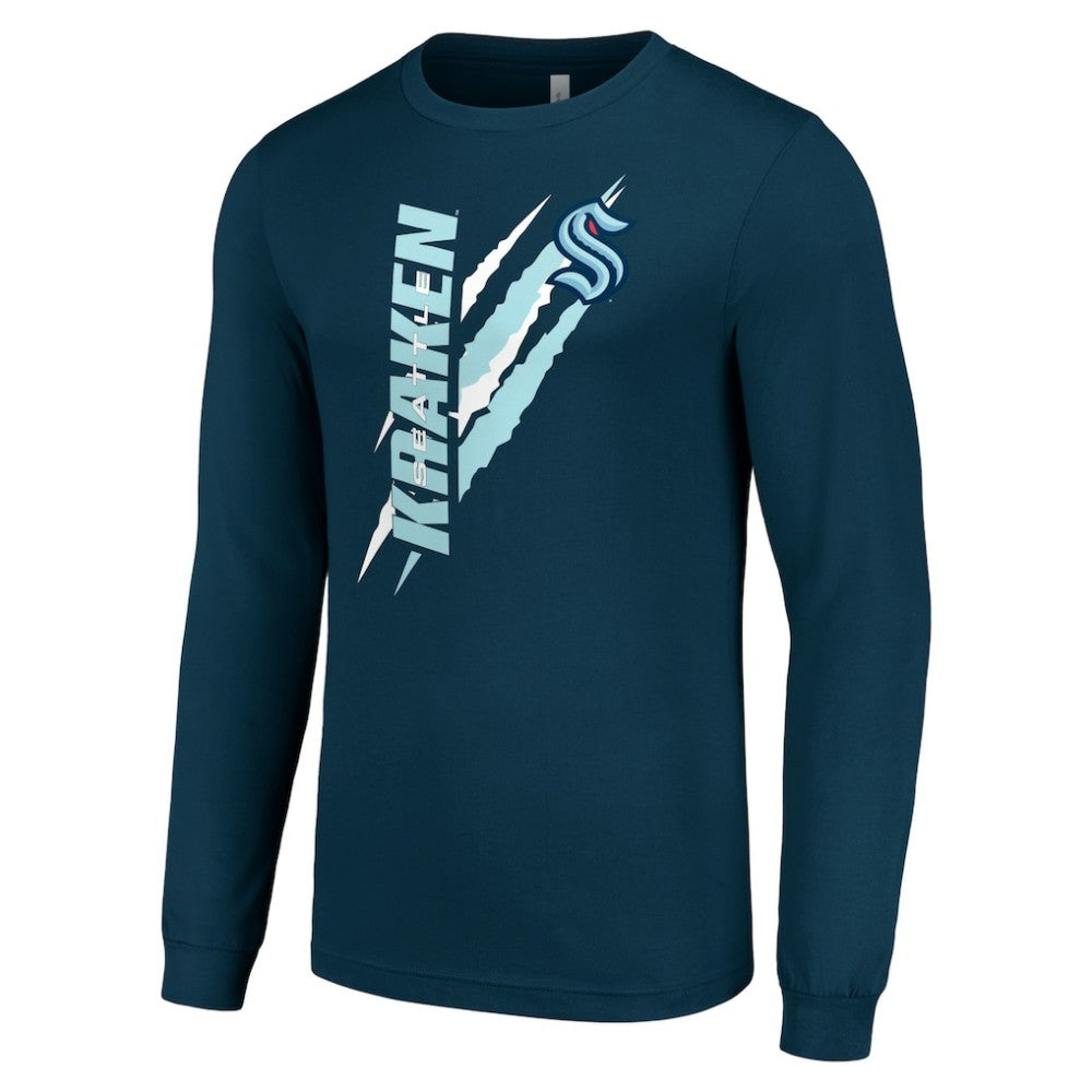 Seattle Kraken Starter Color Scratch Long-Sleeve T-Shirt -  NHL T-shirts