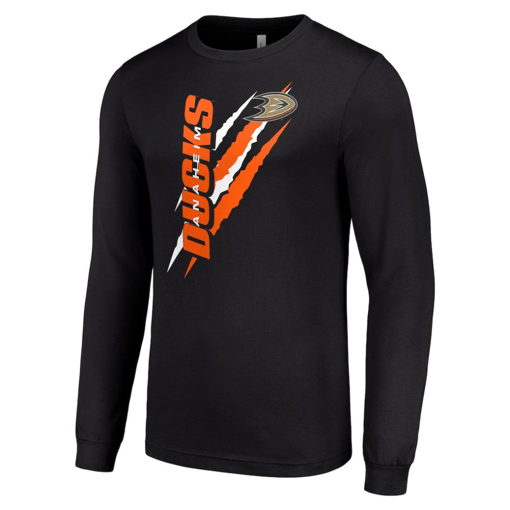 Anaheim Ducks Starter Color Scratch Long-Sleeve T-Shirt -  NHL T-shirts