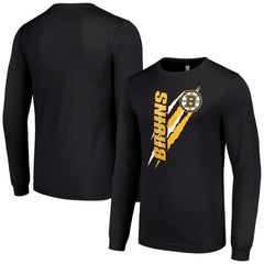 Boston Bruins Starter Color Scratch Long-Sleeve T-Shirt -  NHL T-shirts