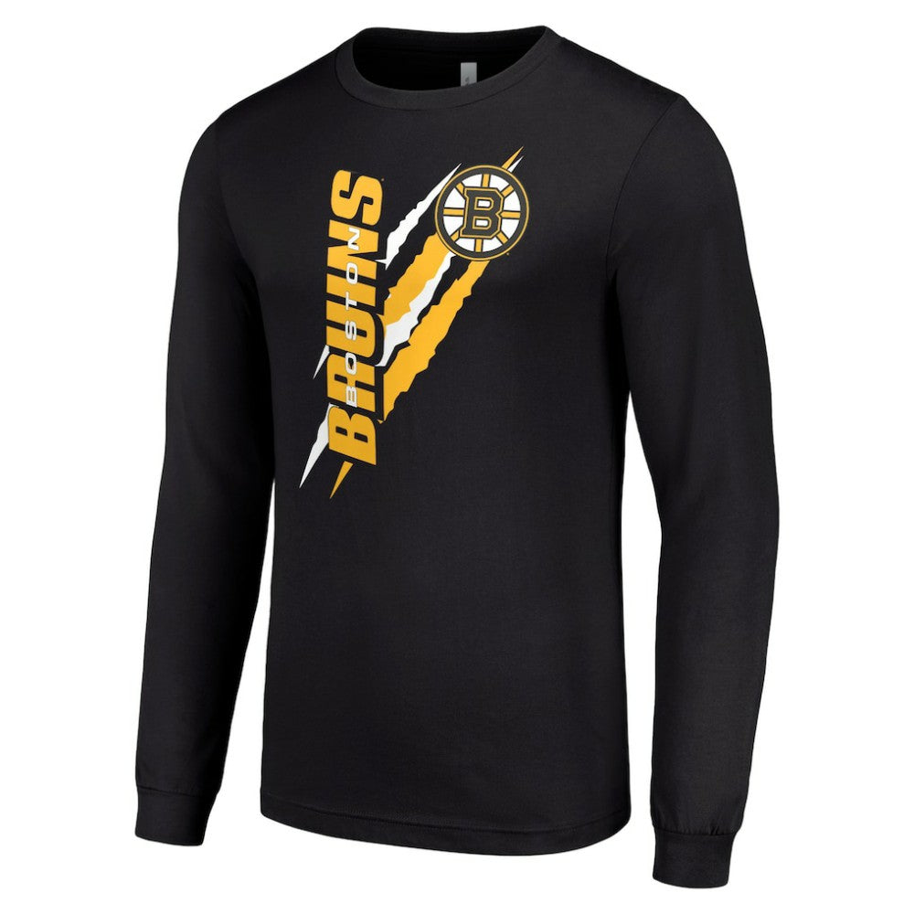 Boston Bruins Starter Color Scratch Long-Sleeve T-Shirt -  NHL T-shirts
