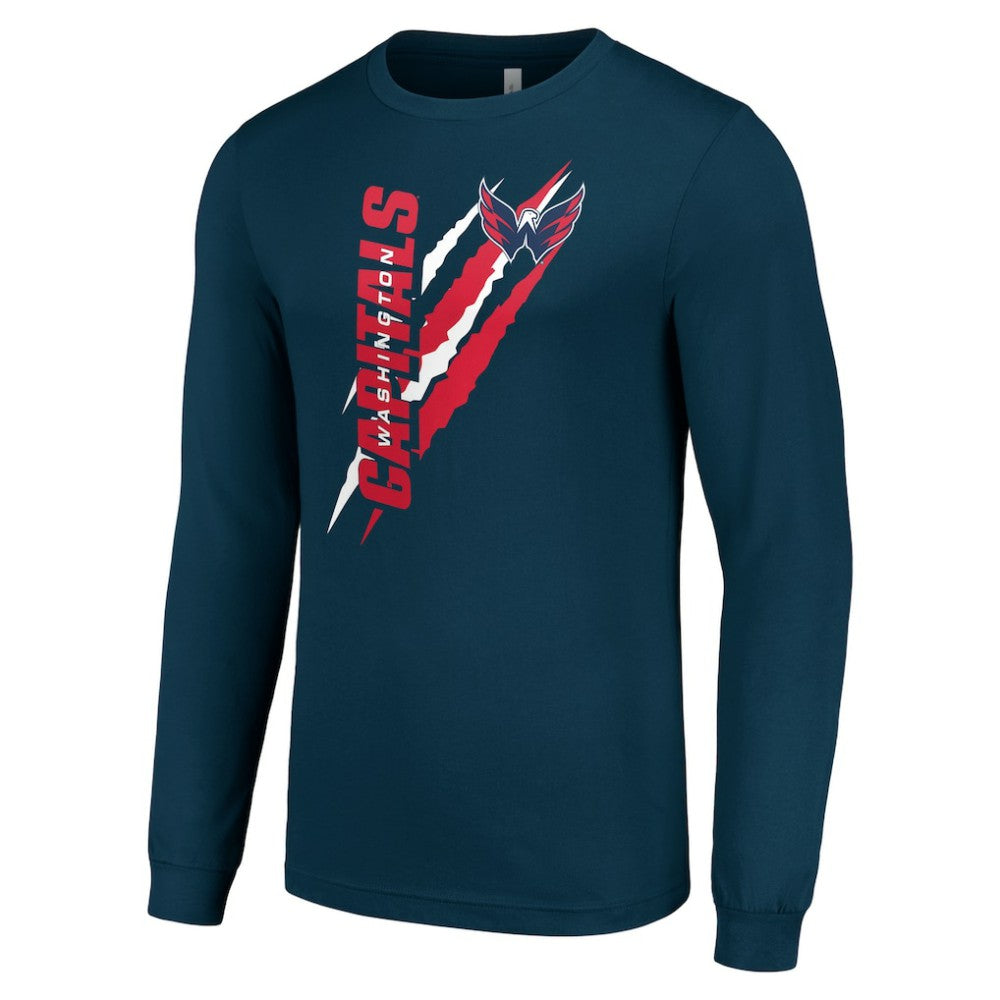 Washington Capitals Starter Color Scratch Long-Sleeve T-Shirt -  NHL T-shirts