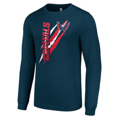 Washington Capitals Starter Color Scratch Long-Sleeve T-Shirt -  NHL T-shirts
