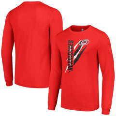 Carolina Hurricanes Starter Color Scratch Long-Sleeve T-Shirt -  NHL T-shirts