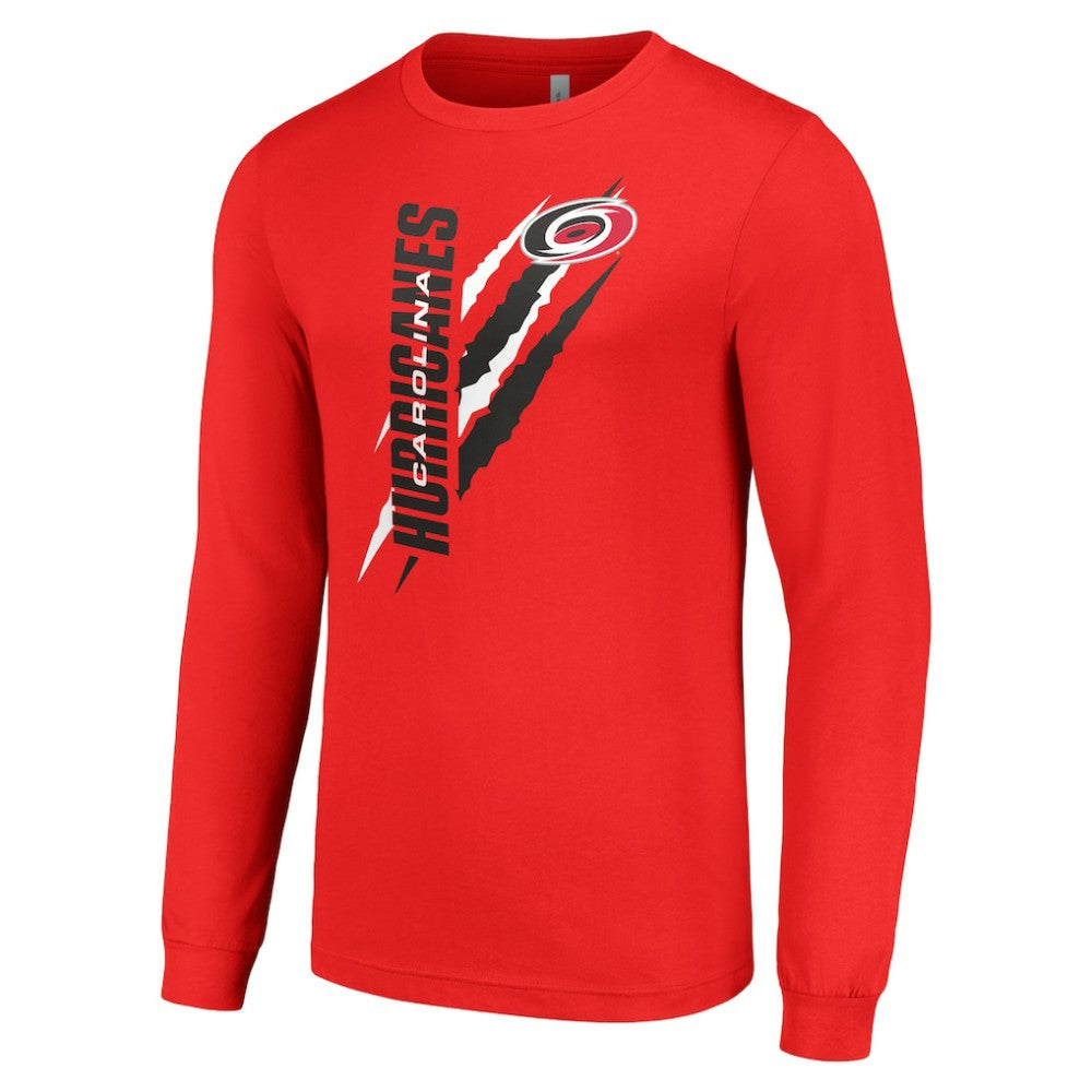 Carolina Hurricanes Starter Color Scratch Long-Sleeve T-Shirt -  NHL T-shirts