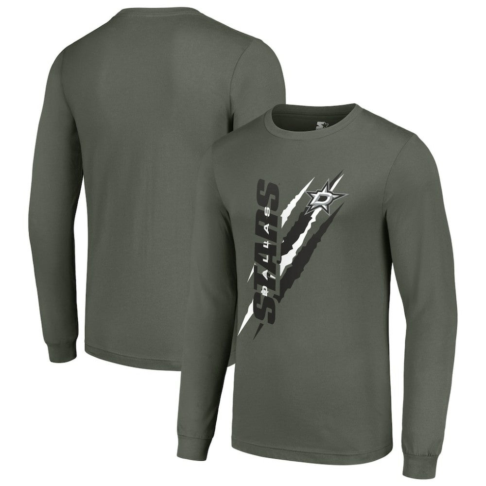 Dallas Stars Starter Color Scratch Long-Sleeve T-Shirt -  NHL T-shirts