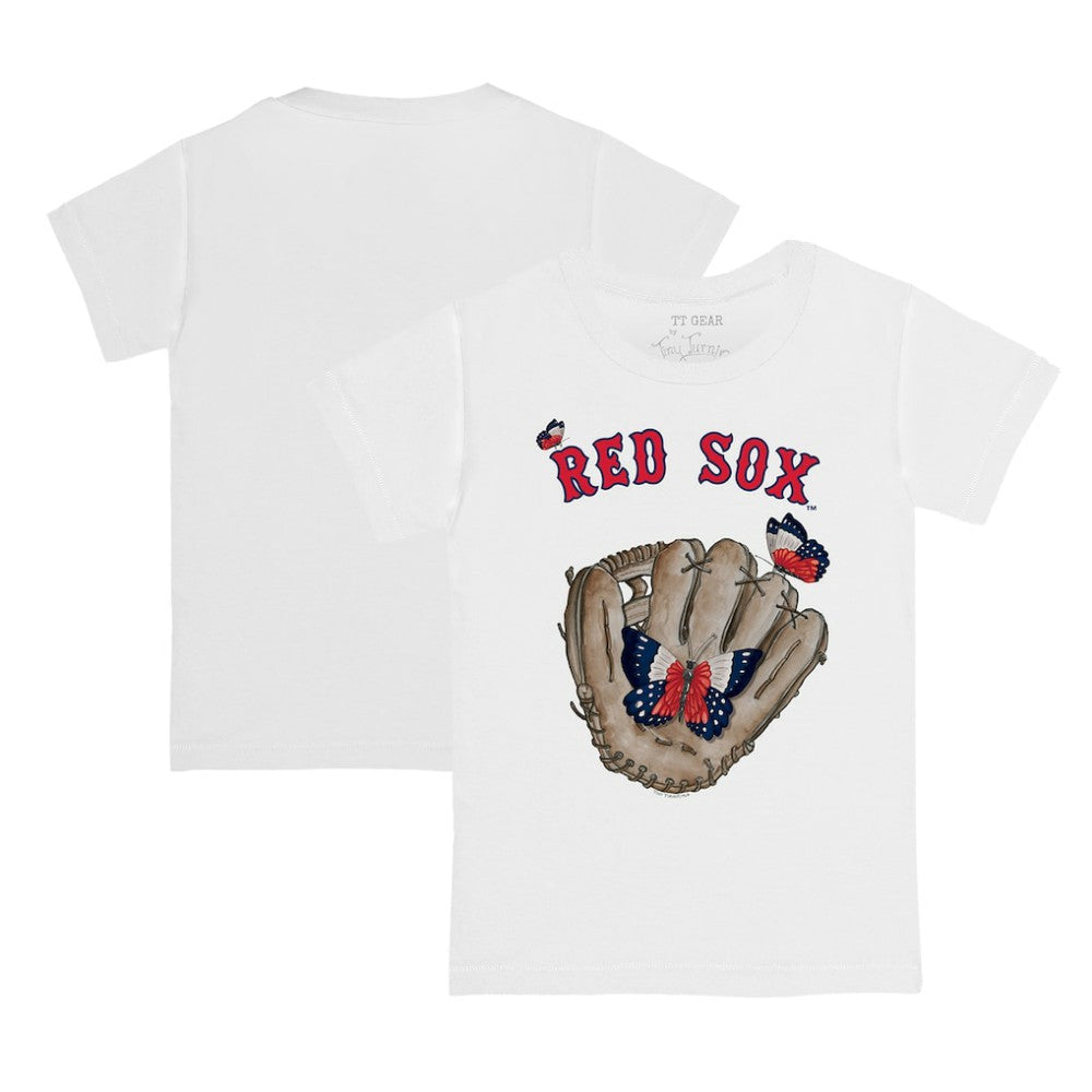 Boston Red Sox Tiny Turnip Youth Butterfly Glove T-Shirt - MLB T-shirts