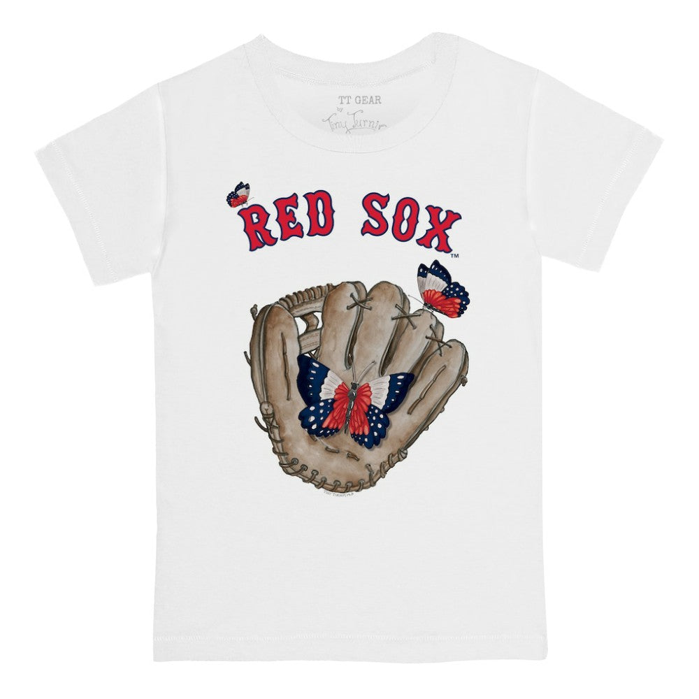 Boston Red Sox Tiny Turnip Youth Butterfly Glove T-Shirt - MLB T-shirts