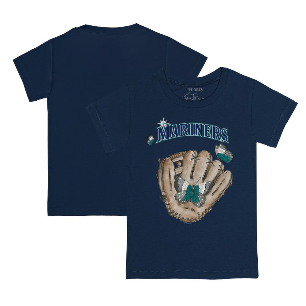 Seattle Mariners Tiny Turnip Youth Butterfly Glove T-Shirt - MLB T-shirts