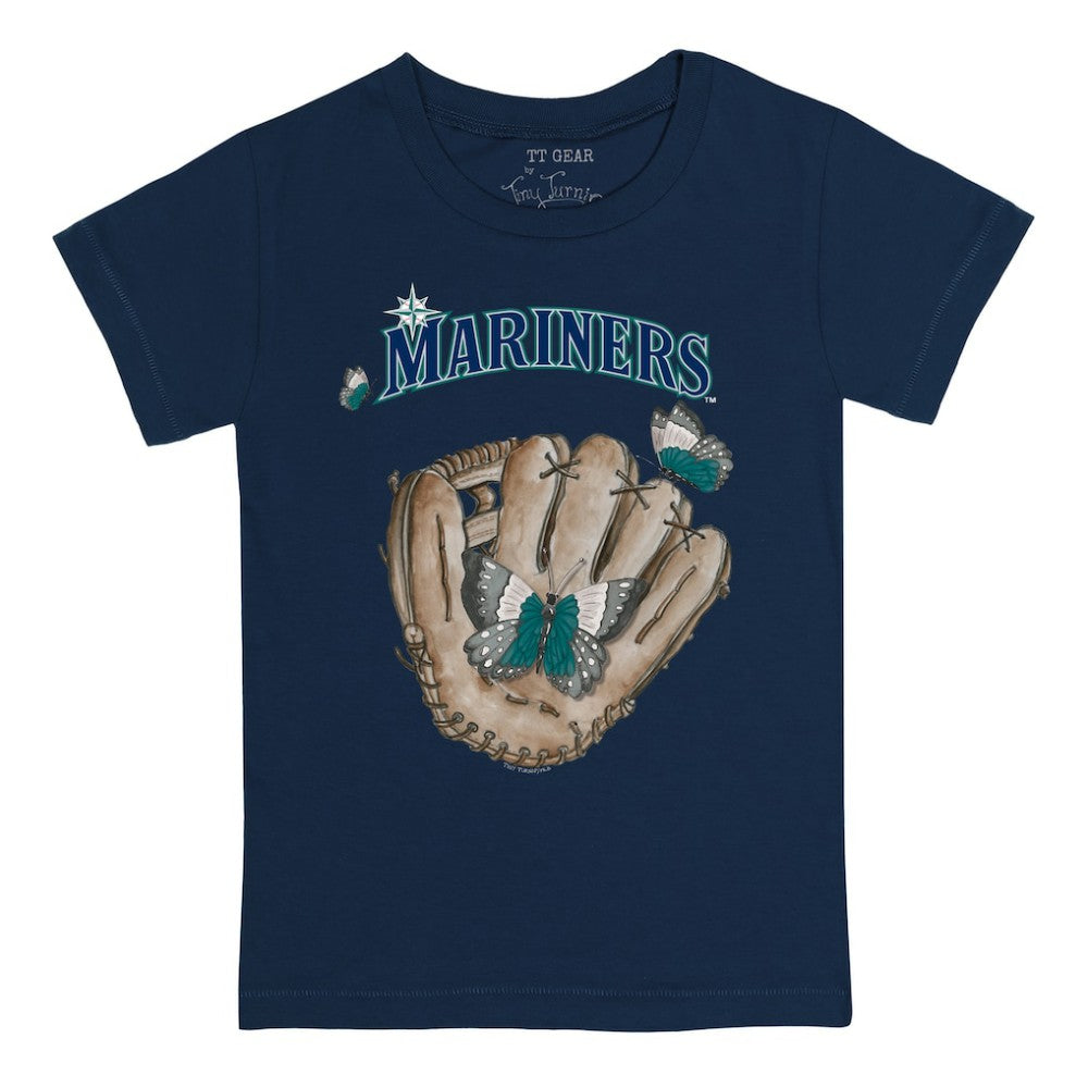 Seattle Mariners Tiny Turnip Youth Butterfly Glove T-Shirt - MLB T-shirts