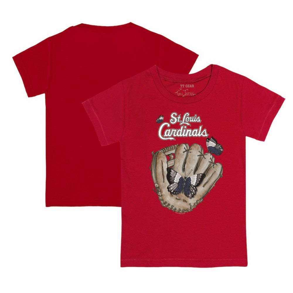 St. Louis Cardinals Tiny Turnip Youth Butterfly Glove T-Shirt - MLB T-shirts