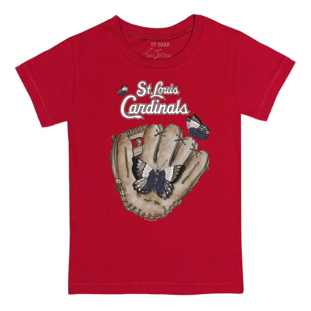 St. Louis Cardinals Tiny Turnip Youth Butterfly Glove T-Shirt - MLB T-shirts