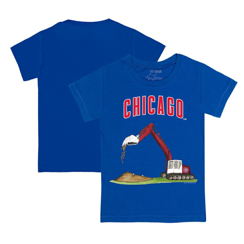 Chicago Cubs Tiny Turnip Youth Excavator T-Shirt - MLB T-shirts