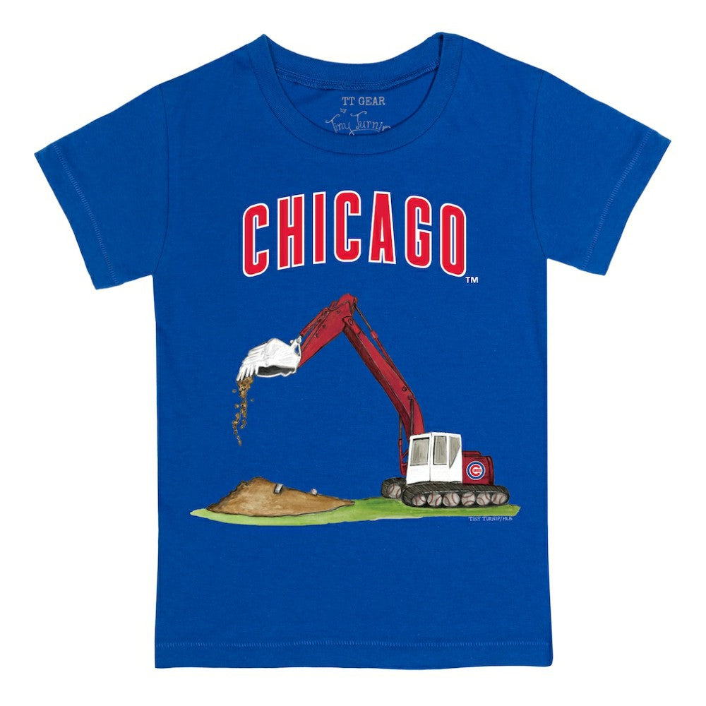 Chicago Cubs Tiny Turnip Youth Excavator T-Shirt - MLB T-shirts
