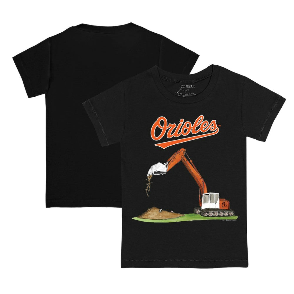 Baltimore Orioles Tiny Turnip Youth Excavator T-Shirt - MLB T-shirts