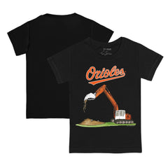Baltimore Orioles Tiny Turnip Youth Excavator T-Shirt - MLB T-shirts