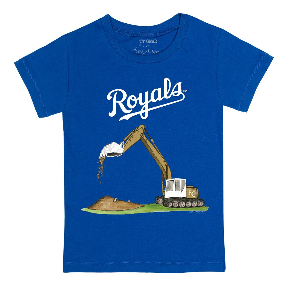 Kansas City Royals Tiny Turnip Youth Excavator T-Shirt - MLB T-shirts