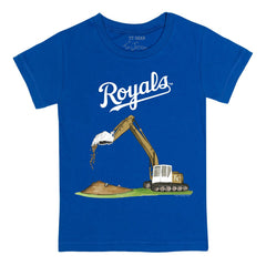 Kansas City Royals Tiny Turnip Youth Excavator T-Shirt - MLB T-shirts