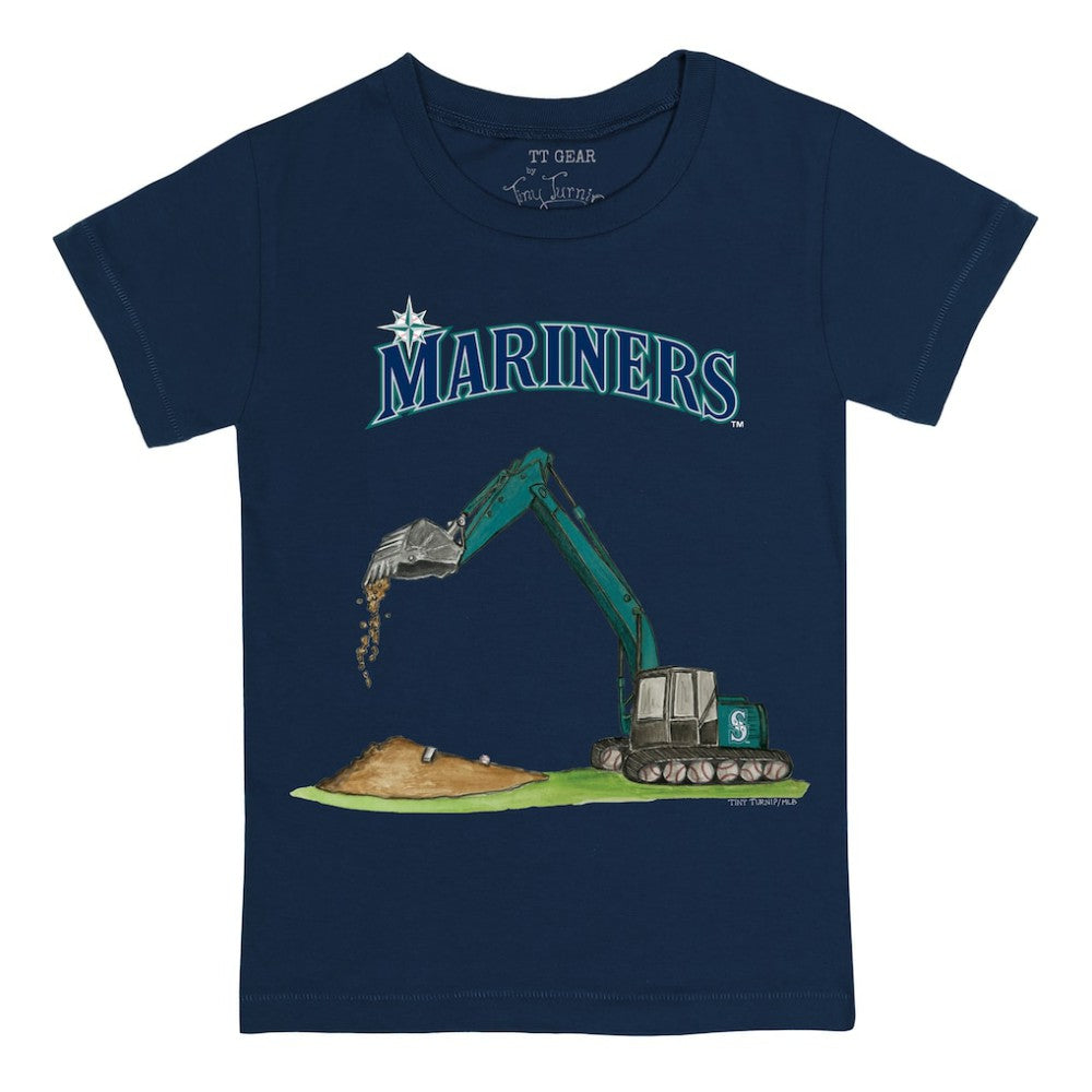 Seattle Mariners Tiny Turnip Youth Excavator T-Shirt - MLB T-shirts