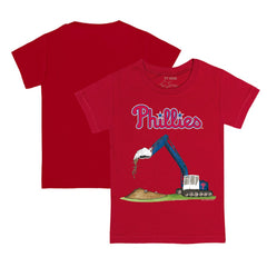 Philadelphia Phillies Tiny Turnip Youth Excavator T-Shirt - MLB T-shirts