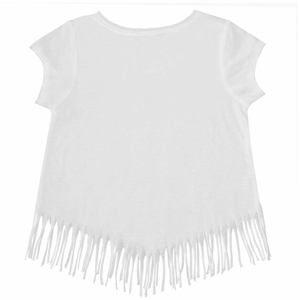 Tampa Bay Rays Tiny Turnip Girls Youth Lilies & Ladybugs Fringe T-Shirt - MLB T-shirts