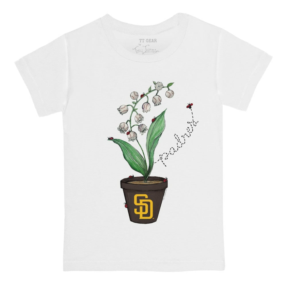 San Diego Padres Tiny Turnip Youth Lilies & Ladybugs T-Shirt - MLB T-shirts