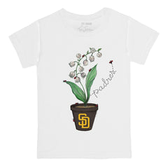 San Diego Padres Tiny Turnip Youth Lilies & Ladybugs T-Shirt - MLB T-shirts