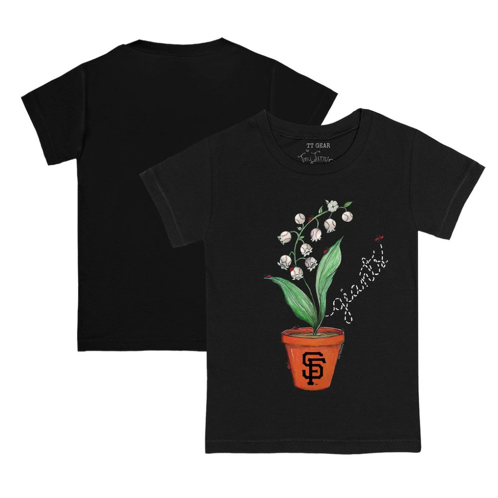 San Francisco Giants Tiny Turnip Youth Lilies & Ladybugs T-Shirt - MLB T-shirts