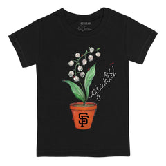 San Francisco Giants Tiny Turnip Youth Lilies & Ladybugs T-Shirt - MLB T-shirts