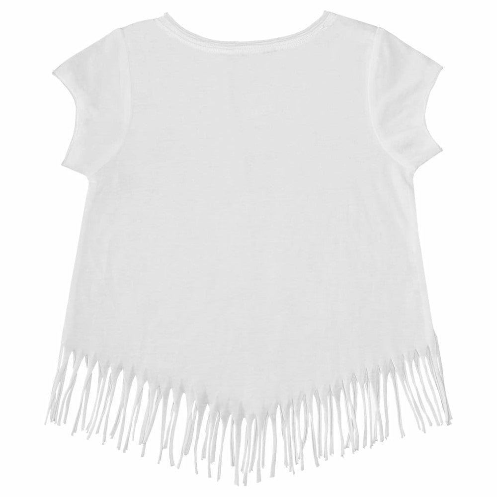 Toronto Blue Jays Tiny Turnip Girls Youth Mermaid Fringe T-Shirt - MLB T-shirts