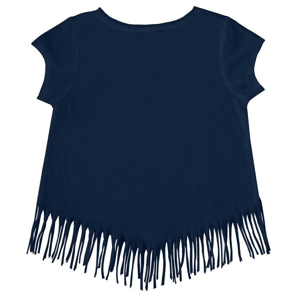 Milwaukee Brewers Tiny Turnip Girls Youth Mermaid Fringe T-Shirt - MLB T-shirts
