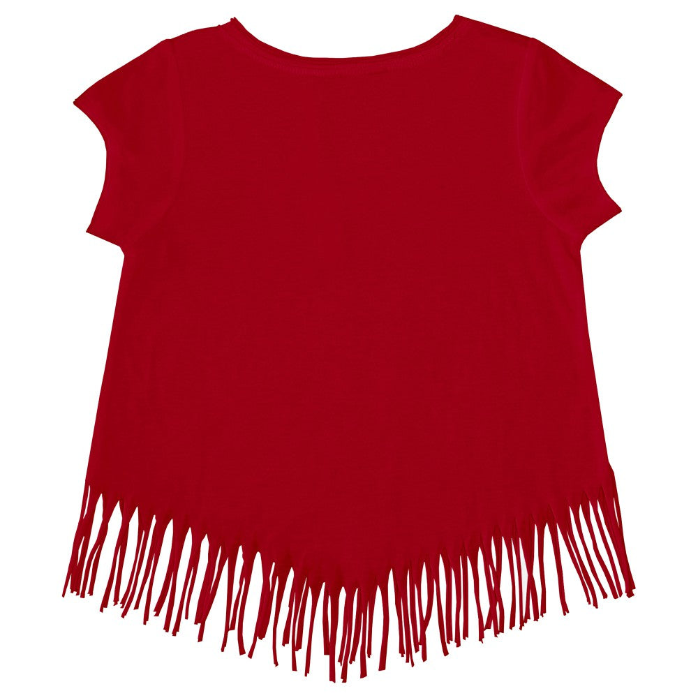 Cincinnati Reds Tiny Turnip Girls Youth Mermaid Fringe T-Shirt - MLB T-shirts