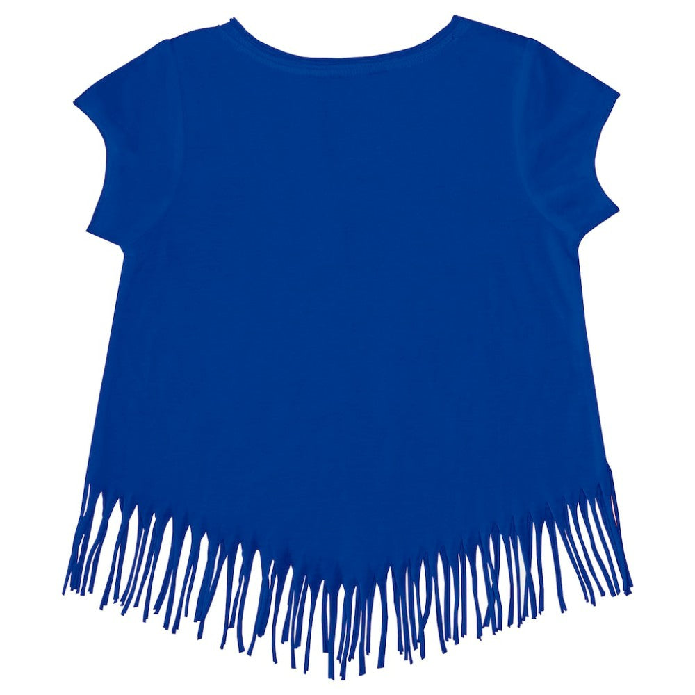 Los Angeles Dodgers Tiny Turnip Girls Youth Mermaid Fringe T-Shirt - MLB T-shirts