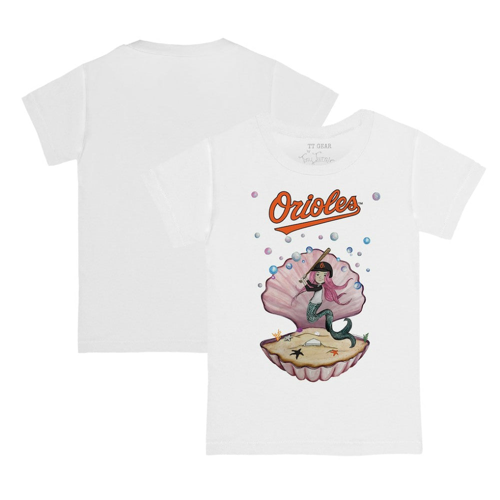 Baltimore Orioles Tiny Turnip Youth Mermaid T-Shirt - MLB T-shirts