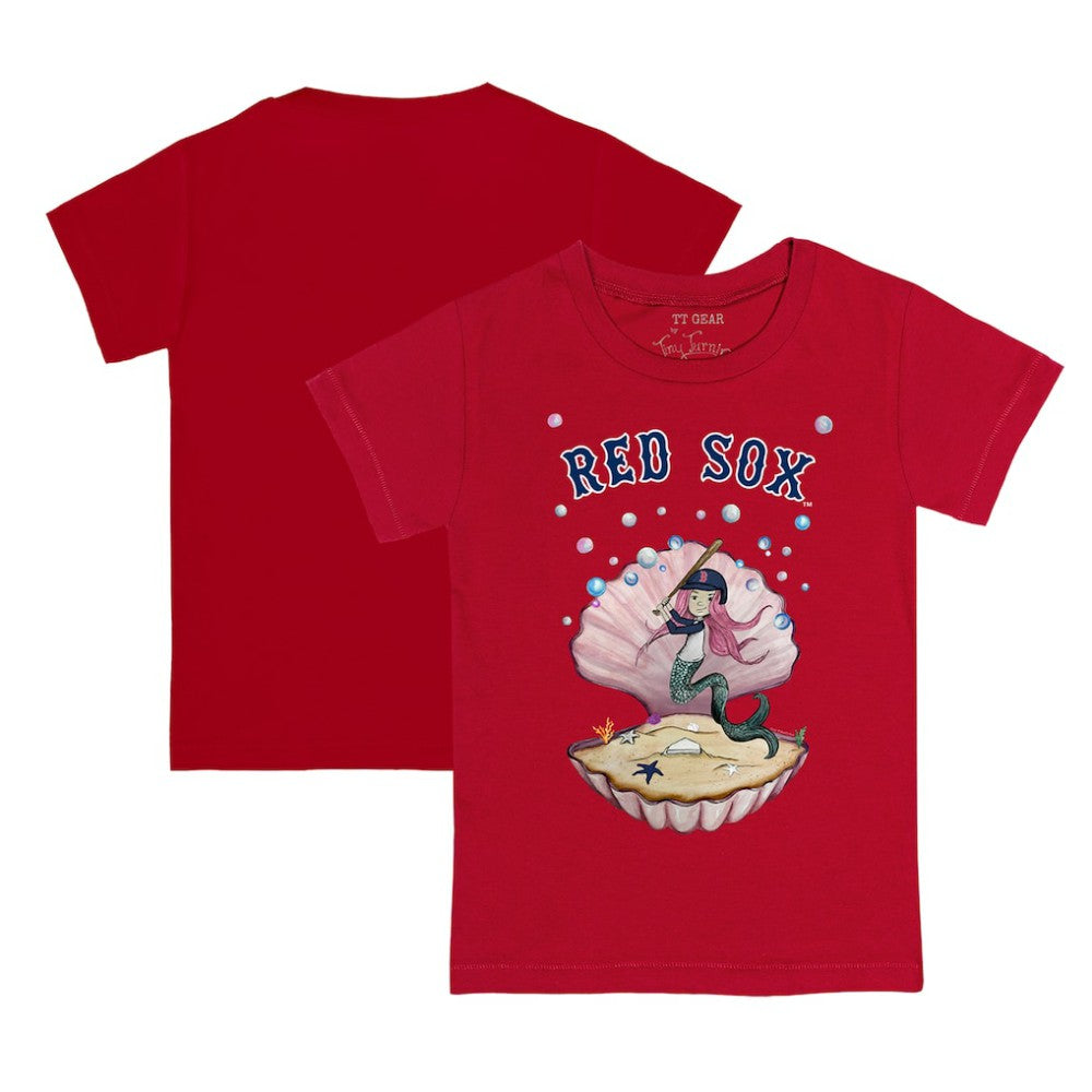 Boston Red Sox Tiny Turnip Youth Mermaid T-Shirt - MLB T-shirts