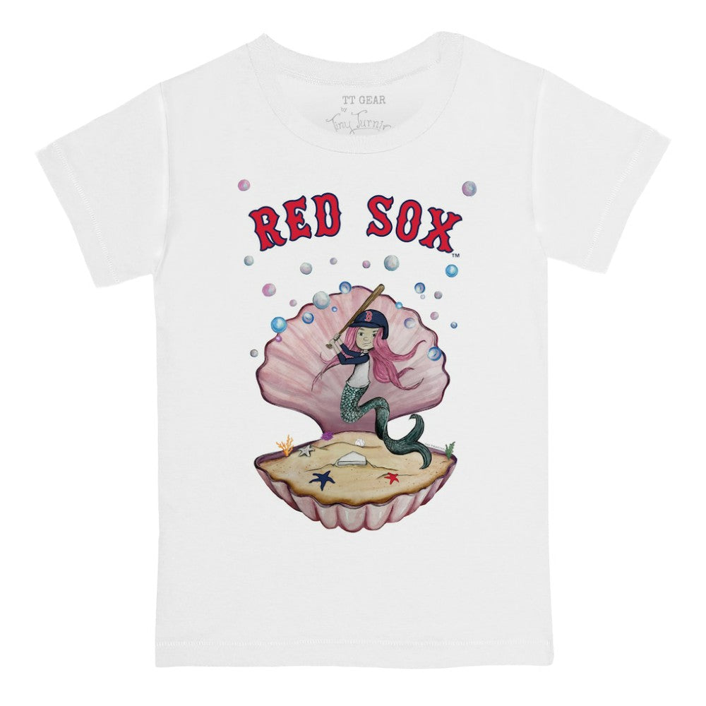 Boston Red Sox Tiny Turnip Youth Mermaid T-Shirt - MLB T-shirts